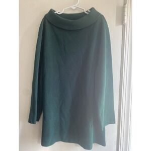 Talbots Green‎ Sweater Mock Neck Medium